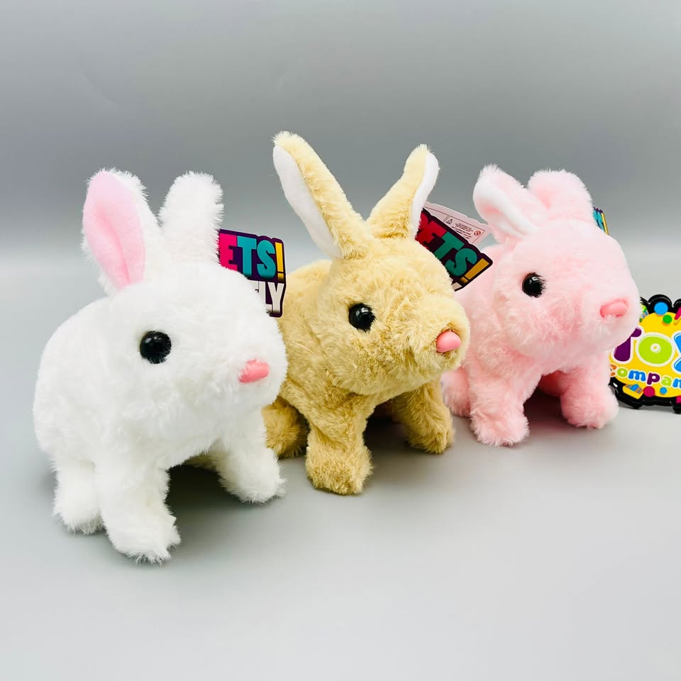 Cute Walking Plush Pet Rabbit with Sound