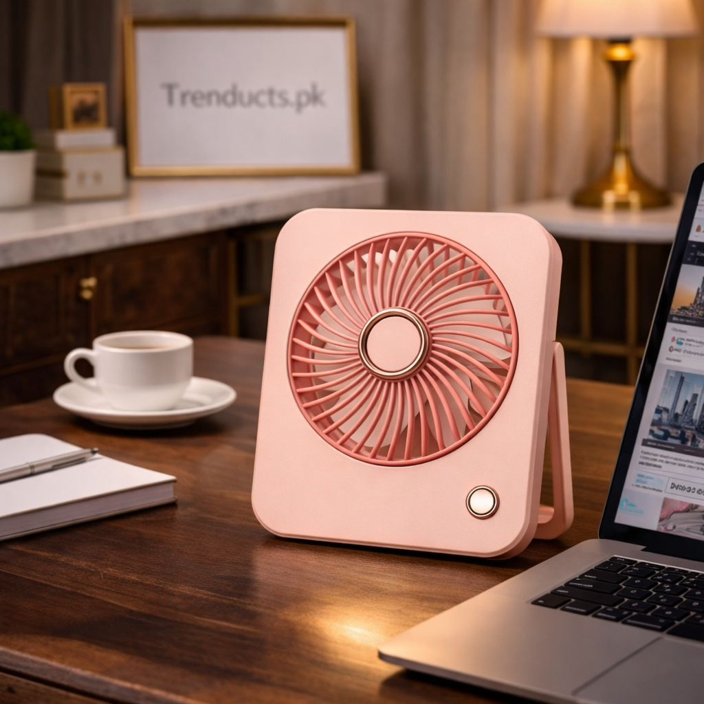 Mini Colorful 3-Speed Desktop Fan (Random Colors)