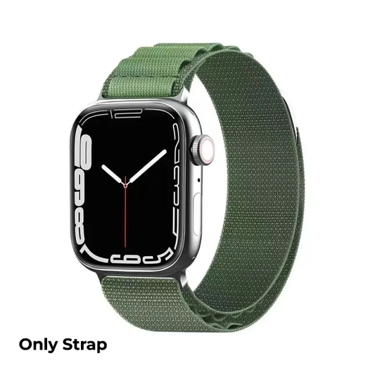 Alpine Loop Strap For Apple Watch - Army Green