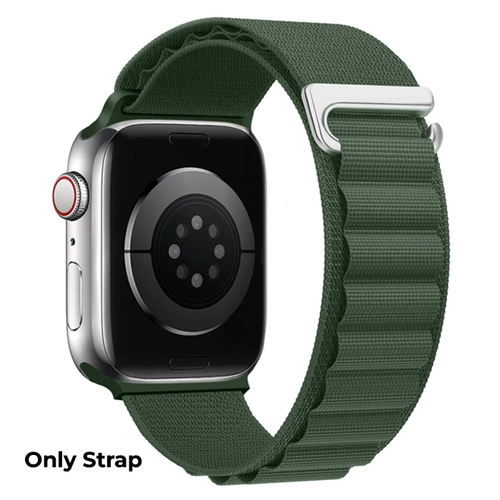 Alpine Loop Strap For Apple Watch - Army Green